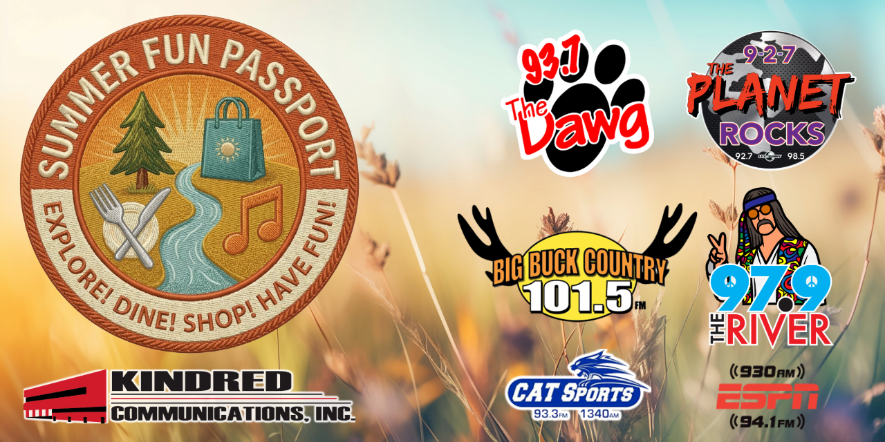Kindred Communications stations participating in the Summer Fun Passport